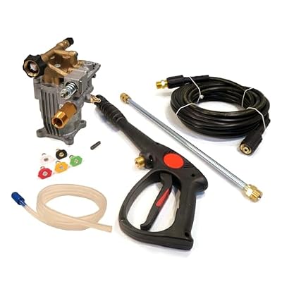 Replacement Pressure Washer Pump & Spray Kit for Campbell Hausfeld PW2685, PW2705 3/4" Shaft