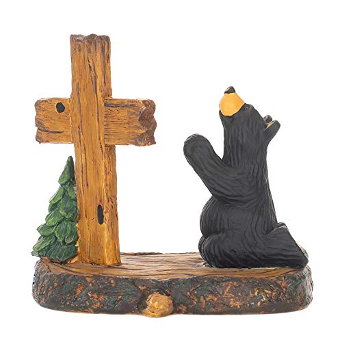Demdacoprayblackbear5x55handcastresinfigurinesculpture Urban Country Home Decor Demdaco pray black bear 5 x 55 hand cast resin figurine sculpture urban country home decor