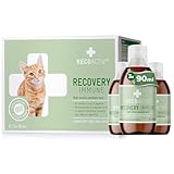 RECOACTIV Recovery Immune for cats, 3 x 90 ml, high-calorie complete diet food for cats suffering from malnutrition and during recovery, to promote weight gain, and for pets who refuse to eat