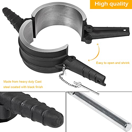 5.4\" Bore Tool 7040 Diesel Piston Ring Compressor & Piston Ring Compressor Adapter and Anti-Polishing Ring for Cummins ISX, Caterpillar 3400, C-15 and PT-7040