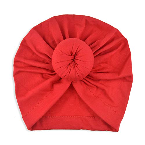 image for DRESHOW BQUBO 5 Pieces Baby Turban Hats Turban Bun Knot Baby Infant Be