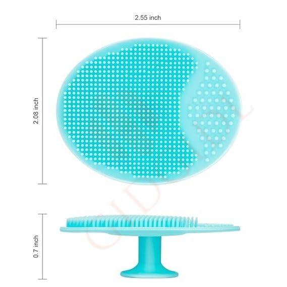 Image of Snika Soft Silicone Back Scrubber Long Handle Bath Brush + Body Scrubber Bath Brush + Scalp Massager for Hair + Face Scrubber Brush, Combination Combo, Super-Exfoliating & Lathering Body Scrubber, Shower Brush | BPA-Free | for Men and Women (With A Free Hook 3-pic)