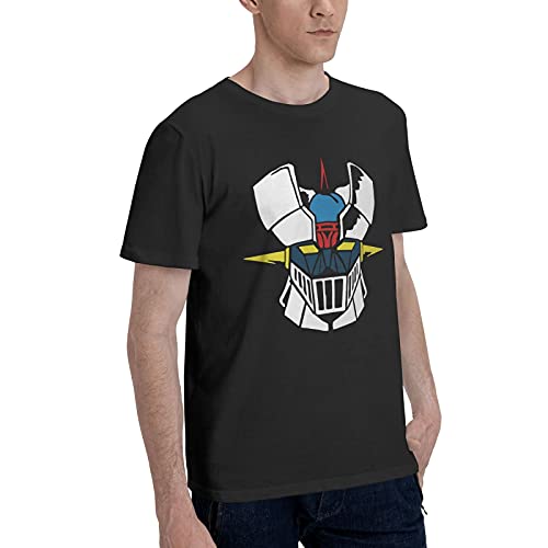 jinbaolong Mens Cool Wear Tee Short Sleeve O-Neck T Shirt Black XL