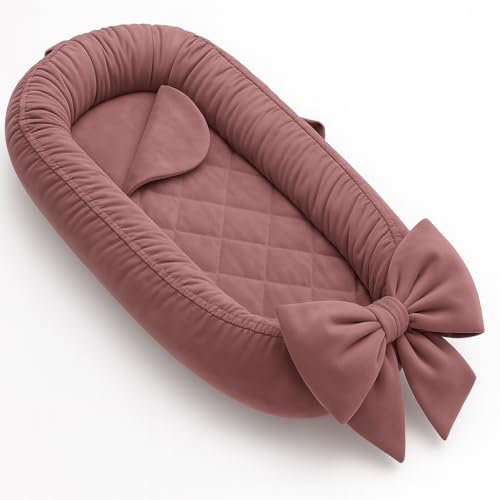 EAQ Baby Lounger, Infant Lounger for Newborn,Portable Baby Nest Cover Breathable & Soft, Newborn Essentials