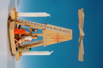 Rudolphs Schatzkiste Wärmespiel Miniatur-Pyramide mit Christi Geburt...