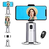 Fácil de usar: solo tarda 3 segundos en instalar la base roscada para el soporte del iPhone y luego presiona el botón de encendido para empezar a trabajar, convierte tu smartphone en tu paparazzi personal, sigue para capturar cada expresión y movimiento, haz que tu disparo sea más fácil.