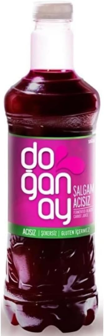 Mit Pufai Grocery, DOGANAY Salgam MILDER Steckrübensaft Salgamsaft (traditionelles Getränk aus Steckrüben) 1000 Milliliter x 12 STÜCK