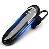 DISEÑO CÓMODO DE LLEVAR: Este auricular bluetooth para teléfonos tiene un diseño ergonómico con un diámetro para la oreja de menos de 0.5mm; muy ligero de llevar es el auricular ANglink (55g) y no causa ninguna molestia a tus orejas, ofrece lo último en confort, muy recomendable para conductores y hombres y mujeres de negocios; además la parte en contacto con la oreja esta hecha de silicona de buena calidad que es muy flexible, que lo hace más difícil de caerse.