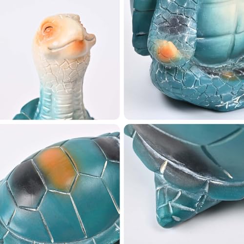 Estatua de Tortuga Marina en Meditación para Decoración miniatura 6
