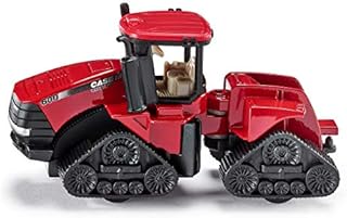 siku 1324, Case IH Quadtrac 600, Agricultural implement, Metal/Plastic, Red, Movable articulated joint