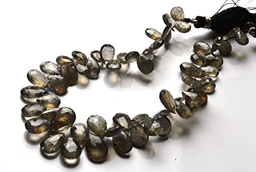 Perles de labradorite bleue naturelle de qualité supérieure pour joaillerie d'exception