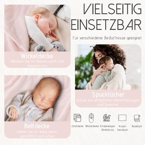 Image of Cute Animal Hooded Baby Towel Soft Coral Fleece Baby Towels with Hood Toddler Bath Towel Large 27 x 55 Inch Ultra Absorbent Hooded Bath Towels for Babies Baby Bath Towel（Pink