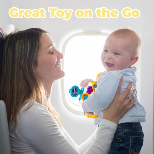 Image of Busy Cube for Toddlers 2-3, Montessori Sensory Activities Busy Board Baby Gifts Infant Boys Girls Travel Toys Educational Learning