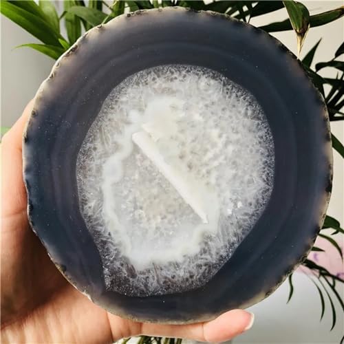 Ágata de cinta natural para meditación y centro de mesa zen 3