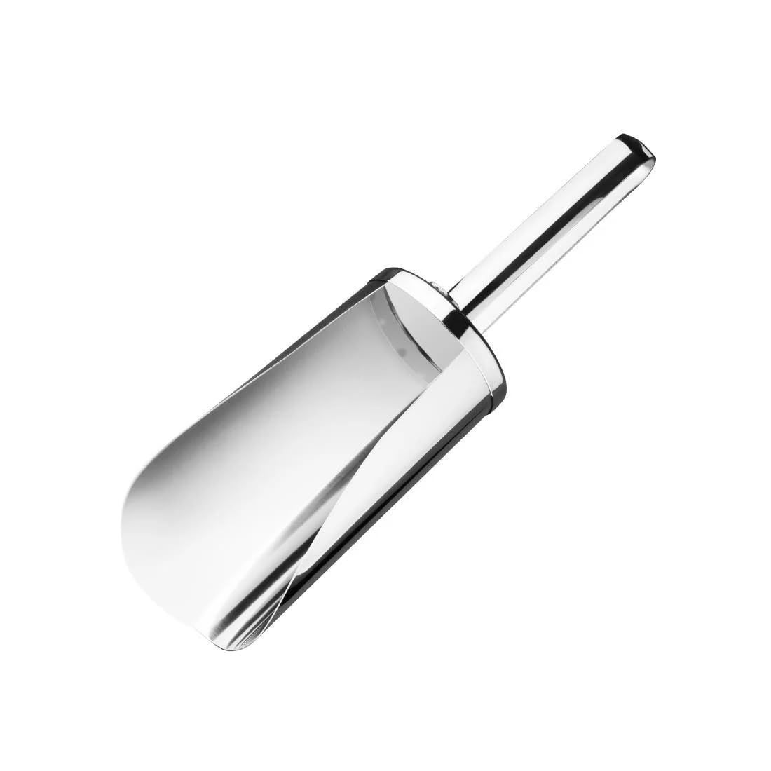 Vogue Stainless Steel Scoop 1 Litre/35 oz, Silver, Hollow Handle, For Scooping Hot & Cold Food, J180