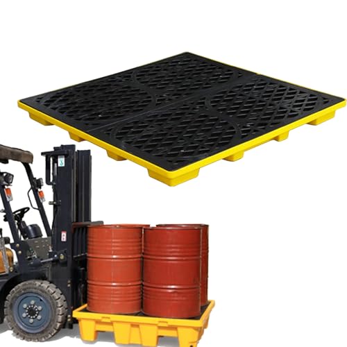 Paleta modular de derrames para evitar manchas de aceite en garaje y sótano 2