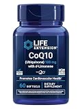 Life Extension CoQ10 (Ubiquinone) with d-Limonene – Heart Health, Fight General Fatigue, Better Absorption – Gluten-Free, Non-GMO – 60 Softgels