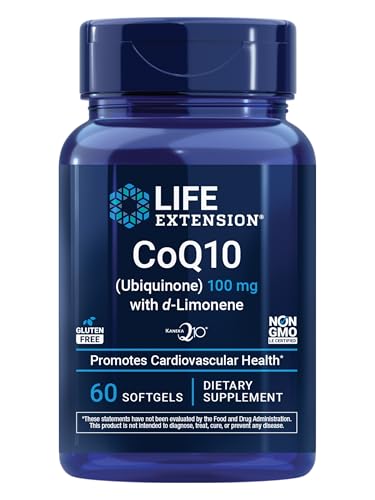 Life Extension, Super-Absorbable CoQ10 Ubiquinone with d-Limonene, 100 mg, 60 Softgels