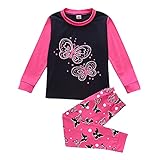 [Cousannory] 子供 ルームウェア ベビー パジャマ キッズ服 長袖 可愛い 動物柄 Tシャツ パンツ 上下セット 柔らかい 赤ちゃん服 女の子 男の子 プルオーバー ズボン 2点セット ソフト 肌着 部屋着 寝間着 ナイトウェア 春秋冬(Iホットピンク,120)