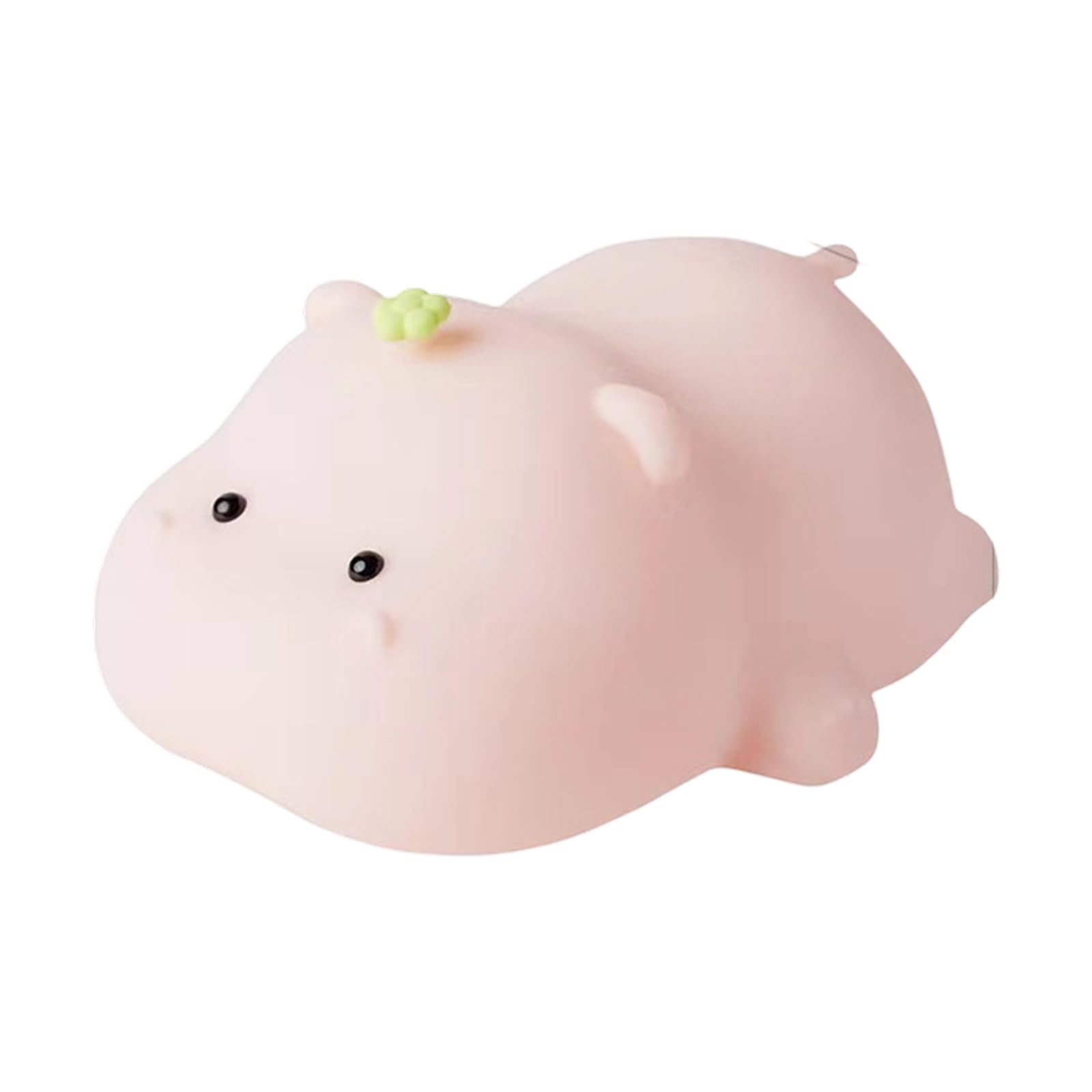 Hsioluted Rechargeable Silicone Night Light Hippo Shape Touch Control Portable Decorating Lamp Bedside Lights for Kids Nursery Dimmable Bedside Lamp