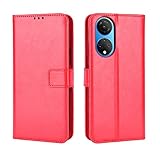 Honor X7 Case [Wallet Case] [Kickstand] [Card Slots] [Magnetic Flip Cover] Compatible with Honor X7 Smartphone(Red) - Image 6