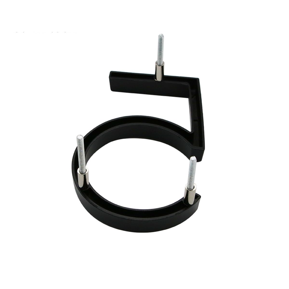 Duże numery domów, 5-calowy pływający metalowy numer domu, duży, nowoczesny dom, na zewnątrz, drzwi, 127 mm, stop cynku, czarne cyfry, tabliczka adresowa(5)