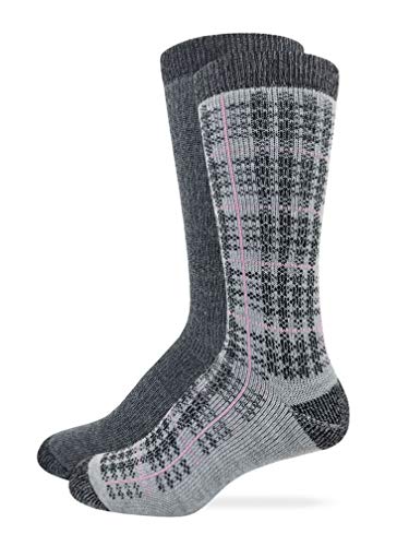 Carolina Ultimate Ladies Merino Wool Blend Tartan Plaid Pattern Socks 2 Pair Pack