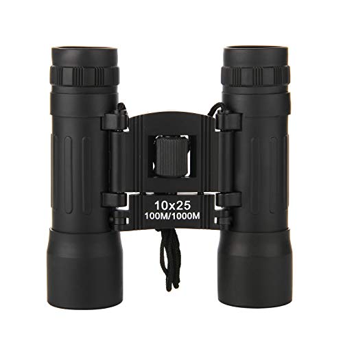 Ajcoflt Binóculos dobráveis telescópio portátil de alta definição de alta potência com filme vermelh