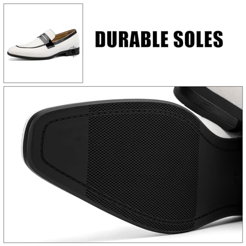 Image of JITAI Mens Velvet Loafers Dress Shoes Loafers for Men Tuxedo Suit Shoes