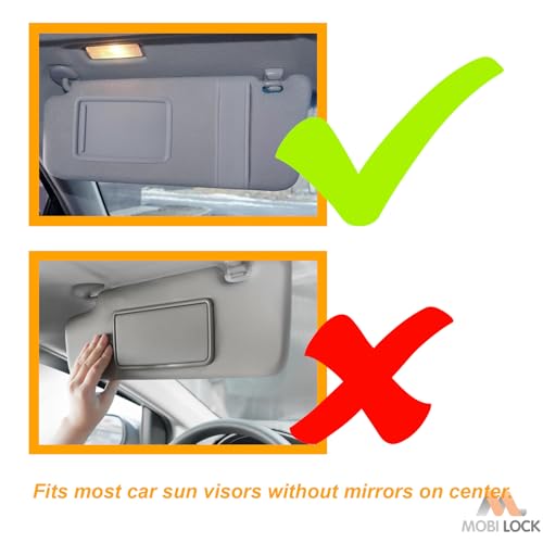 Mobi Lock MOL-ACC-CAR-SUN-VIS-XX2 Car Sun Visor (Pack Of 2), Tac Extension, 2 In 1 For Day And Night Anti-Glare thumb #3