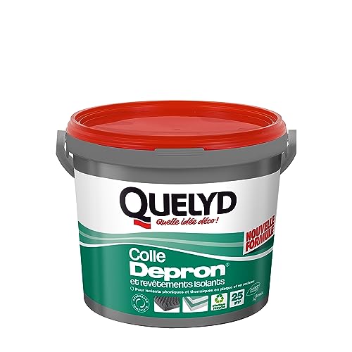 Quelyd Colle Pour Plaques Depron et Revêtement Isolants - Isolation Mur et Plafond - Maintien...