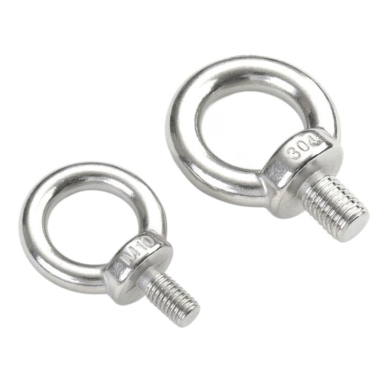 Bullone ad occhiello con spallamento Bullone ad occhiello ad anello Bulloni a occhiello 1 pz M3 M4 M5 M6 M8 M10 M12 Bullone a occhiello Viti di sollevamento marine in acciaio inossidabile 304 Anello F