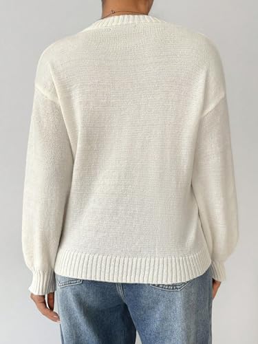 SKAYS Women's 2025 Long Sleeve Cozy Fall Sweater Fall Knit Crew Neck Pullover Lightweight Winter Casual Sweaters2