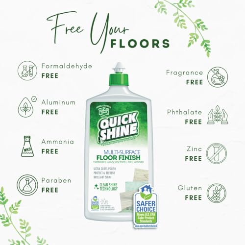 Quick Shine Ultra Gloss Sealed Wooden Floor Finish Polish, 800ml - Image 7