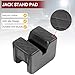 Universal Jack Stand Pad Adaptor Rubber Block Axle Listing Slotted Frame Rail Sill Damage Car Protector Heavy Duty Pinch Welds Jacking Point