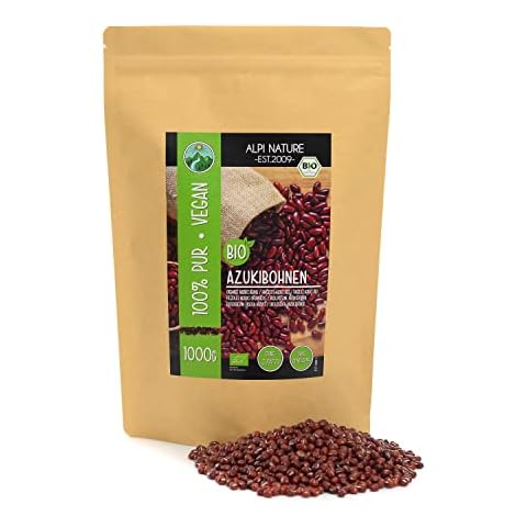 BIO Azukibohnen , Azuki Bohnen, Adzukibohnen aus kontrolliert biologischem Anbau, glutenfrei, laktosefrei, laborgeprüft Cover