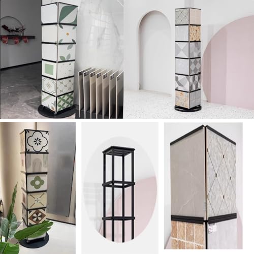 Étagère de rangement en métal pour échantillon de carreaux de sol