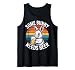 Some Bunny Needs Beer Funny Rabbit Drinking Easter Retro Dad Tank Top