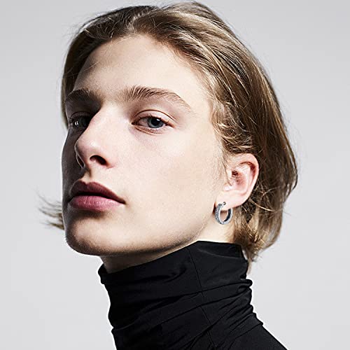 Huggie Hoop Earrings 925 Sterling Silver Celtic Knot Earrings Mens Women Hoops Earring Jewelry Gifts #TOP1