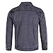Maiyifu-GJ Men's Ripped Distressed Slim Fit Denim Jacket Fashion Vintage Biker Jean Jackets Cotton Lightweight Trucker Coat (Grey-8,4X-Large)
