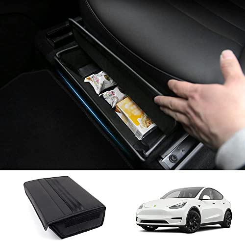 Caja de Almacenamiento Tesla Model Y con Velcro Antideslizante
