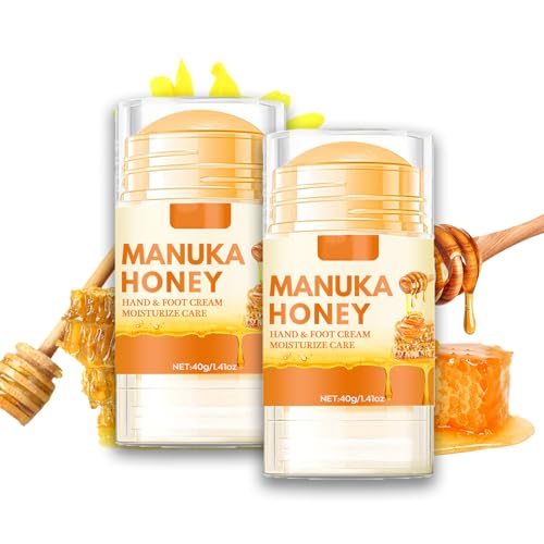 Honey Foot Cream - Cracked Heel Repair Cream With Coconut Oil, Shea Butter, Beeswax-Foot Cream For Cracked Heels And Dry Skin- Softens & Moisturises Rough, Hard, Cracked, Callused Feet 2PCS