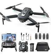 Holy Stone GPS Drone with Camera 4K for Adults, HS460 Foldable Drones with 26 Mins Long Flight Ti...