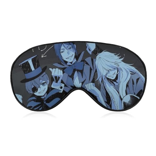 黒執事3 アイマスク 睡眠用アイマスク 遮光率99.99%以上 目隠し シルク アイピロ 眼罩 睡眠グッズ 快眠 安眠 圧迫感なし 通気性