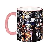 機動戦士ガンダム 保温 大容量 おしゃれ マグカップ かわいい コーヒーカップ ティーカップ 330ml 陶器製 食器、カップ ギフト プレゼント オフィスや家庭に最適 Pink