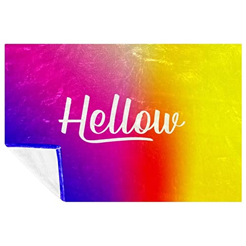 Couverture douce et chaude 150x100 cm Hellow Prints - 2