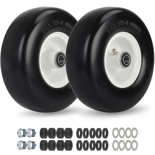 GICOOL 9x3.50-4 Flat Free Tires