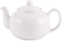 Vista 25 de Colección de teteras de gres RSVP International, apta para microondas y lavavajillas, 16 onzas, azul