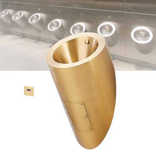 業務用壁掛け自動小便器 - 304ステンレススチール製センサートイレ、狭いスペースに最適、誘導設計、家庭用および業務用に最適、効率的な排水システム