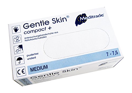 Gants en latex naturel Meditrade Gentle Peau haute sensibilité